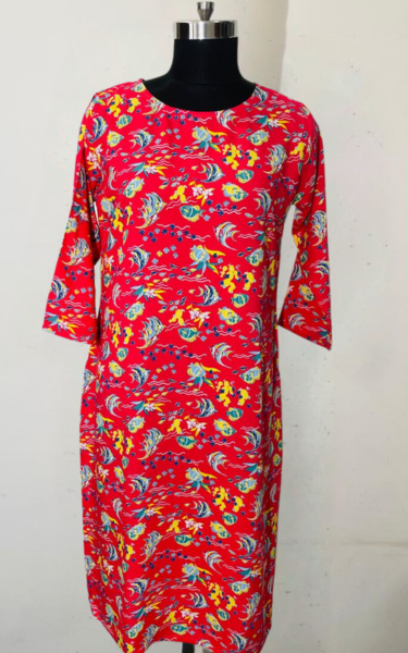 Fabric Cotton Kurti