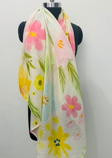 Fabric Cotton 100% Square Scarf